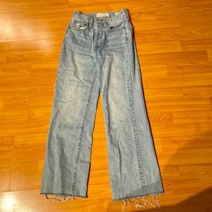 Denim Forum The Farrah Wide Leg Jeans